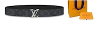 Order LOUIS VUITTON LV TAG 40 Monogram Reversible Leather Canvas Belt 4cm Wide M0367V