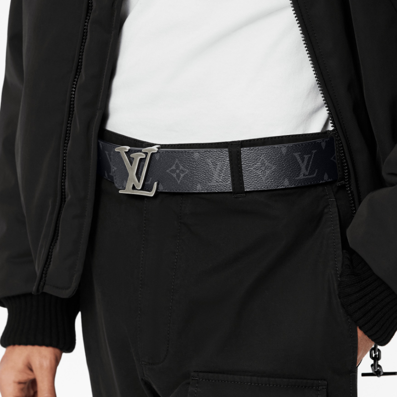 Details for LOUIS VUITTON LV TAG 40 Sabuk Kulit Kanvas Monogram Reversible Lebar 4cm M0367V