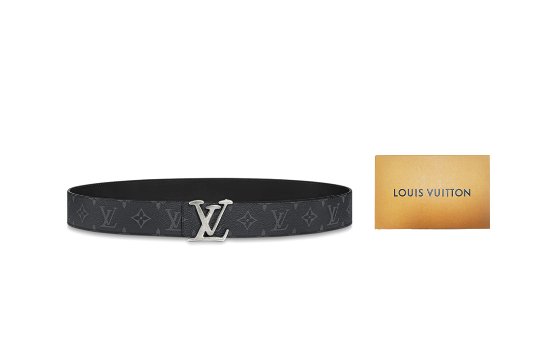 Sizing LOUIS VUITTON LV TAG 40 Sabuk Kulit Kanvas Monogram Reversible Lebar 4cm M0367V