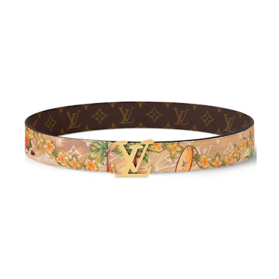 Louis Vuitton LV Tag 40mm Reversible Belt Sand
