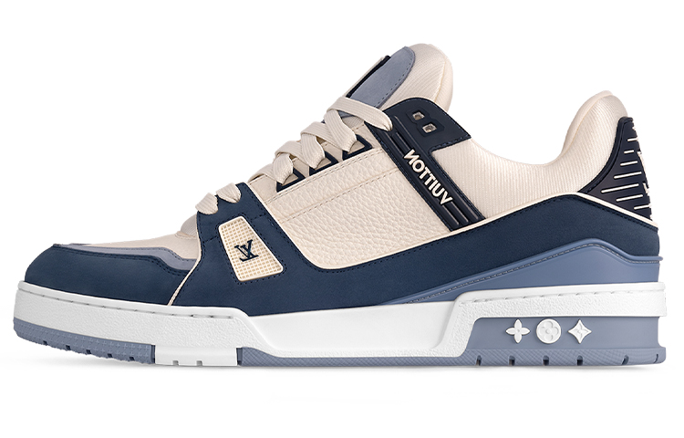 Buy 路易威登 LV 运动鞋 '白蓝' 1ABLUP