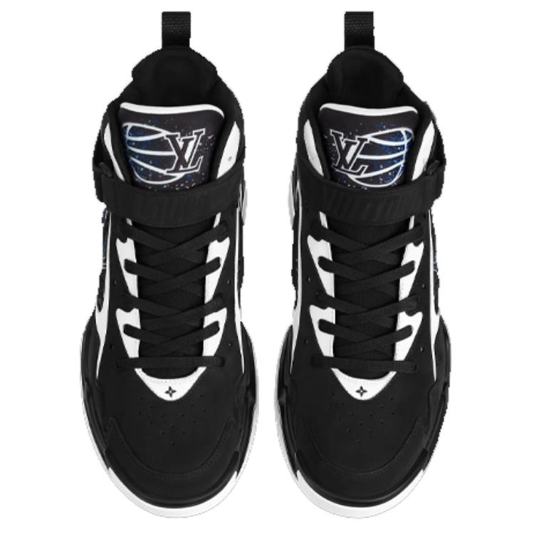 Lookbook 路易威登 LV Trainer 2 黑色运动鞋 1AAHC4