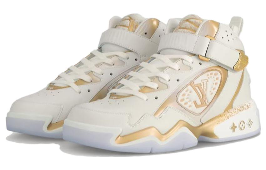 Lookbook ルイ・ヴィトン LVトレイナー2 スニーカー "ホワイトゴールド" 1ABLR9