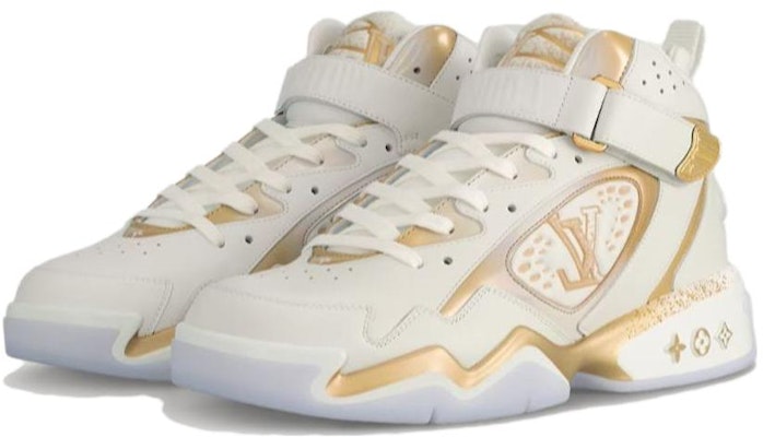 ルイ・ヴィトン LVトレイナー2 スニーカー "ホワイトゴールド" 1ABLR9 Lookbook ルイ・ヴィトン LVトレイナー2 スニーカー "ホワイトゴールド" 1ABLR9