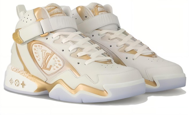 ルイ・ヴィトン LVトレイナー2 スニーカー "ホワイトゴールド" 1ABLR9 Shop ルイ・ヴィトン LVトレイナー2 スニーカー "ホワイトゴールド" 1ABLR9