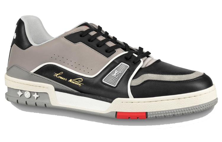 Order Louis Vuitton LV Trainer 'Negro Gris Blanco' 1A54H
