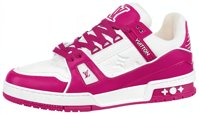 Louis Vuitton LV Trainer 'White Fuchsia' 1AA6WI Buy Louis Vuitton LV Trainer 'White Fuchsia' 1AA6WI