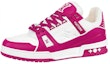 Buy Louis Vuitton LV Trainer 'Putih Fuchsia' 1AA6WI