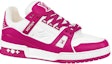 Order Louis Vuitton LV Trainer 'Putih Fuchsia' 1AA6WI
