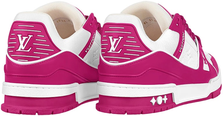 Louis Vuitton LV Trainer 'White Fuchsia' 1AA6WI Shop Louis Vuitton LV Trainer 'White Fuchsia' 1AA6WI