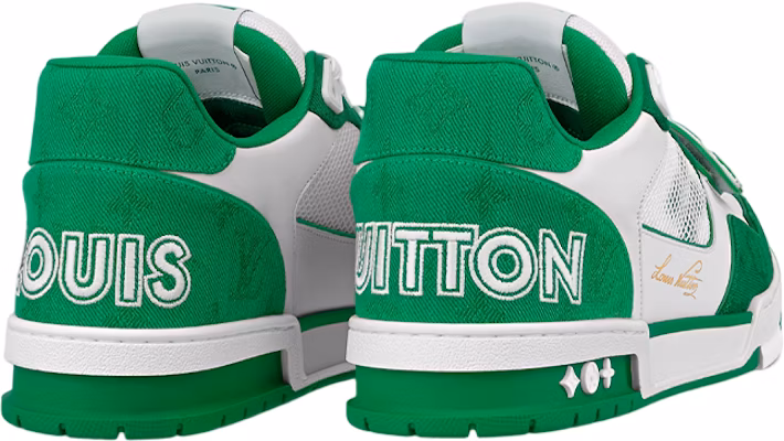 Louis Vuitton LV Trainer 'Blanco Verde' 1ABLY1 Shop Louis Vuitton LV Trainer 'Blanco Verde' 1ABLY1