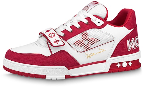 Louis Vuitton LV Trainer 'Blanco Rojo' 1ABLXH Buy Louis Vuitton LV Trainer 'Blanco Rojo' 1ABLXH