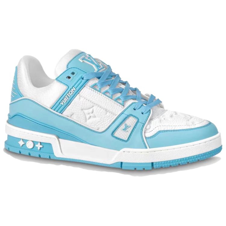 Order ルイ・ヴィトン LVトレイナー 白/スカイブルー 1AA6X0