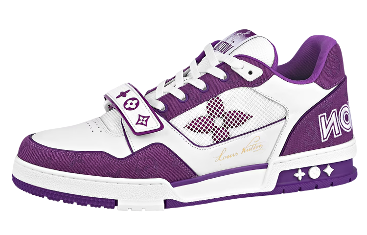 Louis Vuitton LV Trainer 'White Violet' 1ABLYL