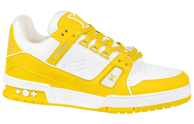 Order Louis Vuitton LV Trainer 'Putih Kuning' 1AA6XM