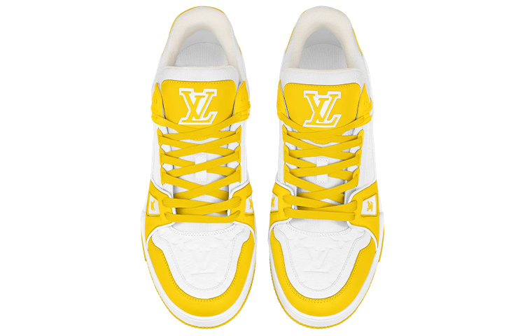 Lookbook Louis Vuitton LV Trainer 'Putih Kuning' 1AA6XM