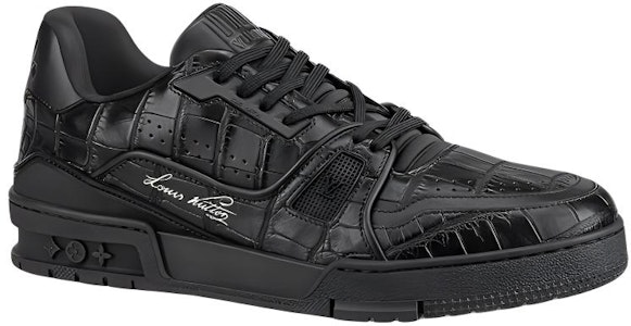 ルイ・ヴィトン LV トレーナー ブラックアリゲーター 1A9JK5 1A9JK5 Order ルイ・ヴィトン LV トレーナー ブラックアリゲーター 1A9JK5 1A9JK5