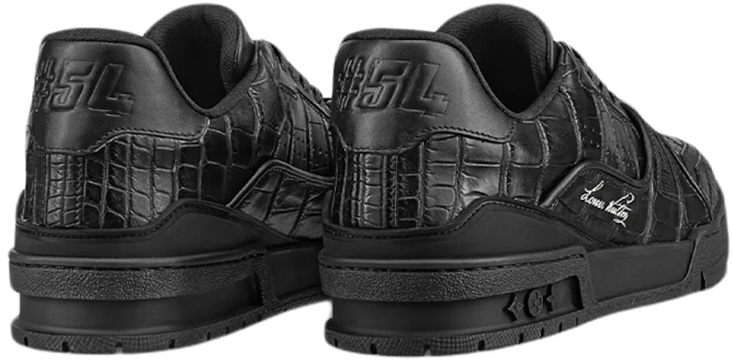 Louis Vuitton 路易威登 LV Trainer 鱷魚皮運動鞋 黑色 Lookbook Louis Vuitton 路易威登 LV Trainer 鱷魚皮運動鞋 黑色