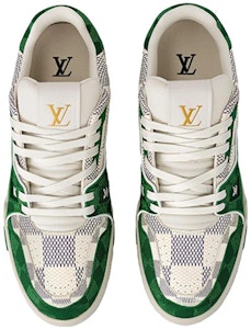 路易威登 LV 经典低帮运动鞋 '白绿' 1AC58D Lookbook 路易威登 LV 经典低帮运动鞋 '白绿' 1AC58D