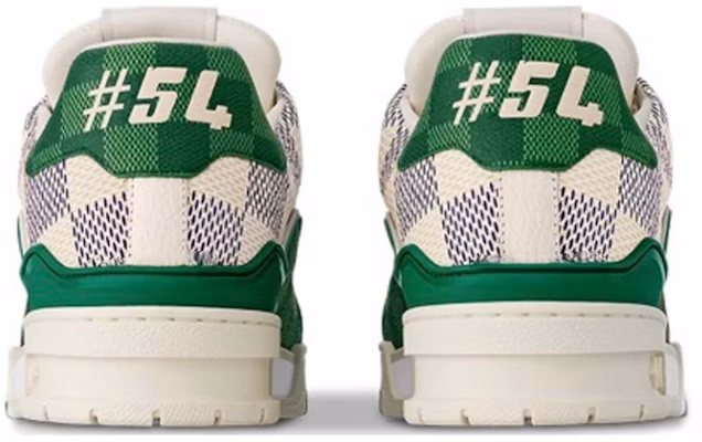Louis Vuitton LV Trainer Low 'White Green' 1AC58D Shop Louis Vuitton LV Trainer Low 'White Green' 1AC58D