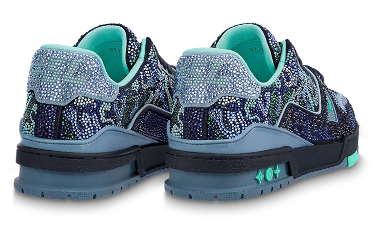 LV LV Trainer Marine Navy Blue Crystal 圖 3