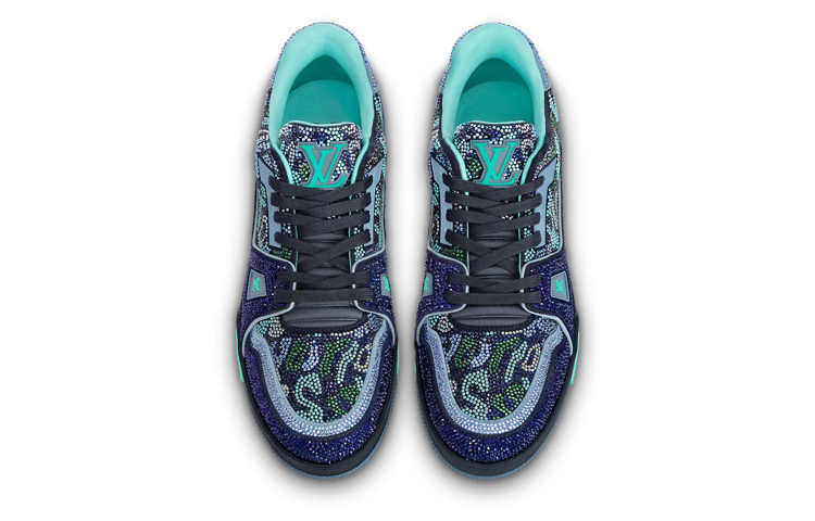 LV LV Trainer Marine Navy Blue Crystal 圖 4