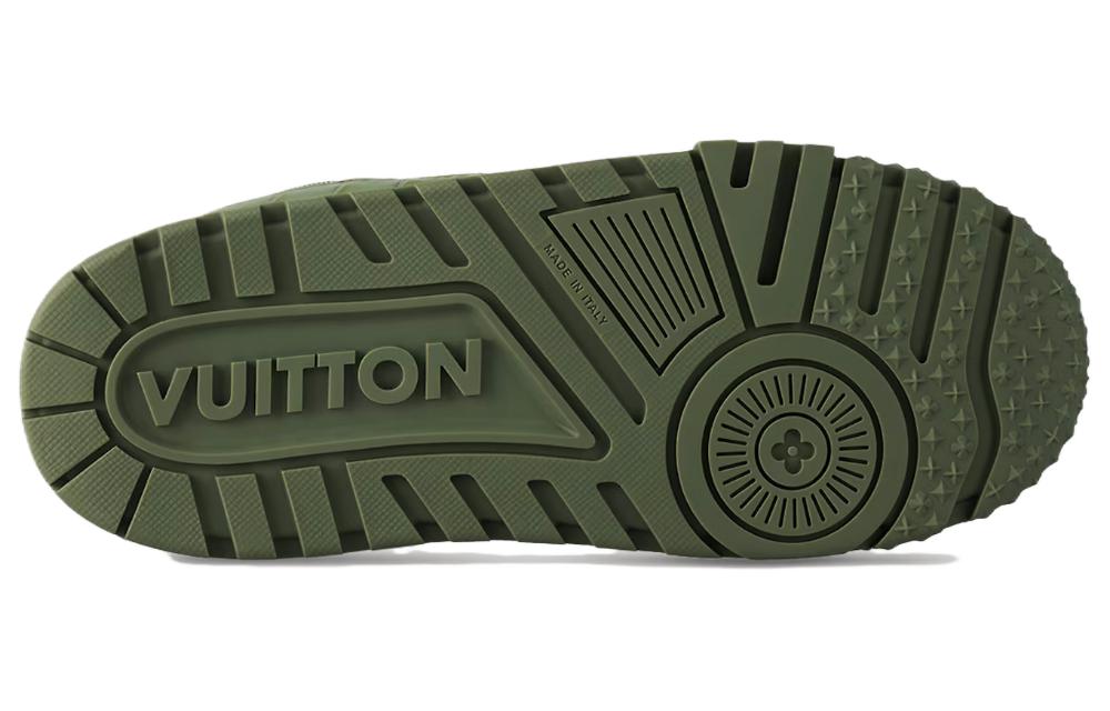 Purchase Louis Vuitton LV Trainer Maxi Sneaker Khaki Hijau 1ACN21