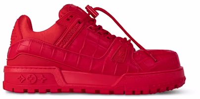 Louis Vuitton LV Trainer Maxi Sneaker Red 1ACN1M Louis Vuitton LV Trainer Maxi Sneaker Red 1ACN1M