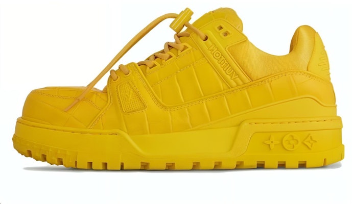Louis Vuitton LV Trainer Maxi Sneaker Yellow 1ACN2G Buy Louis Vuitton LV Trainer Maxi Sneaker Yellow 1ACN2G