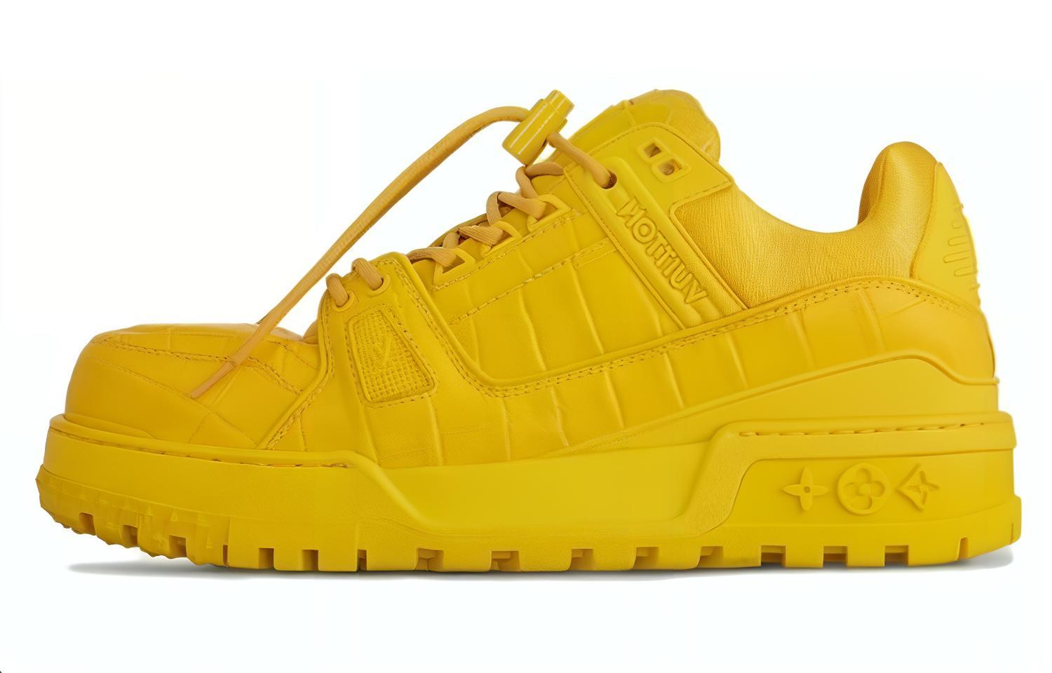 Louis Vuitton LV Trainer Maxi Sneaker Yellow 1ACN2G