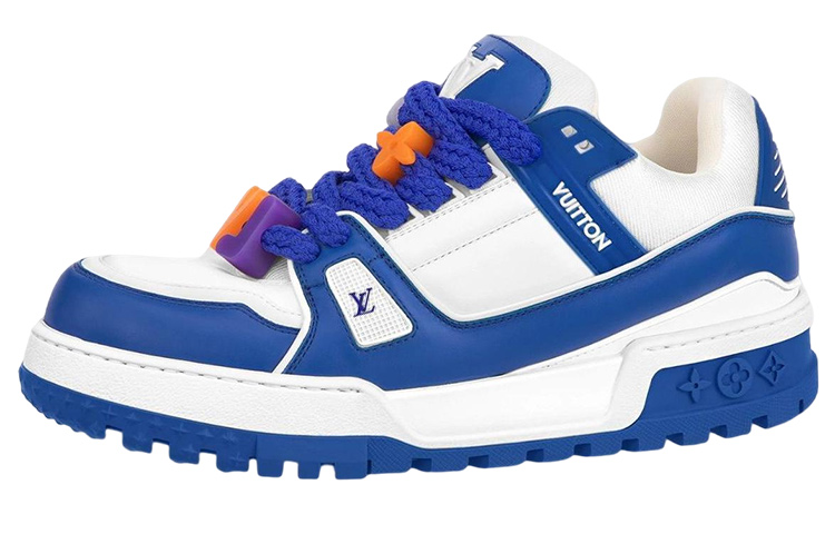 Louis Vuitton LV Trainer Maxi Sneakers 'Blue' 1ABZPW