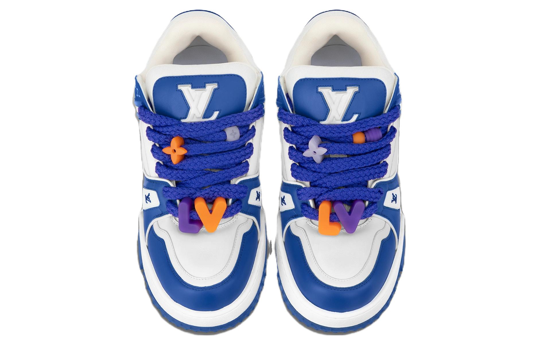 Purchase 루이비통 LV 트레이너 맥시 스니커즈 '블루' 1ABZPW