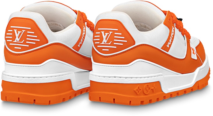Louis Vuitton LV Trainer Maxi Sneakers 'Orange' 1AB8SZ Lookbook Louis Vuitton LV Trainer Maxi Sneakers 'Orange' 1AB8SZ