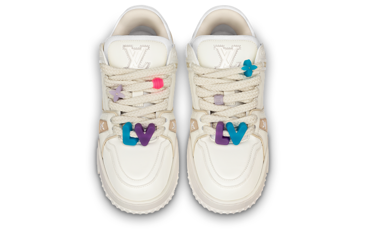 Lookbook 路易威登 LV Trainer Maxi 运动鞋 '白色' 1AB8RK