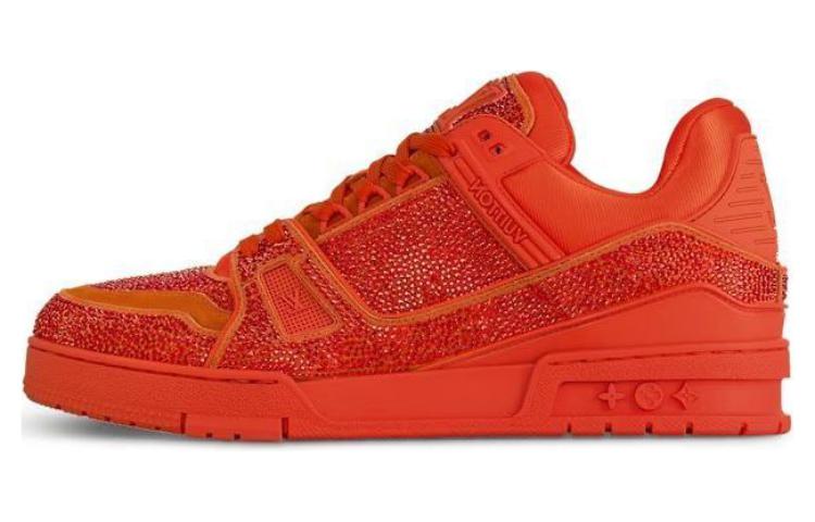 Buy 루이비통 LV 트레이너 오렌지 스와로브스키 (52 characters) 1AC4UP