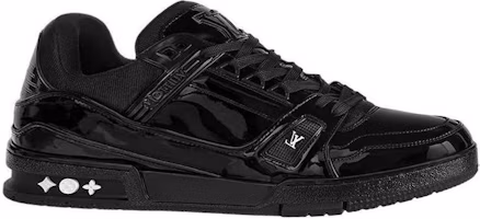 Order Louis Vuitton LV Trainer Kulit Paten 'Triple Black' 1AA45R
