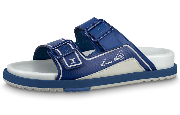 Buy Sandal Louis Vuitton LV Trainer 'Navy' 1AA6SA
