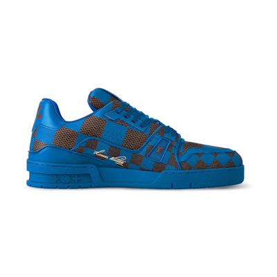 LV LV Trainer Sneaker Damier Pop Blue