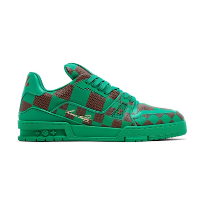 LV LV Trainer Sneaker Damier Pop Green
