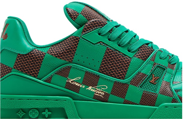 路易威登LV运动鞋Damier Pop绿色 1ACN5D Order 路易威登LV运动鞋Damier Pop绿色 1ACN5D