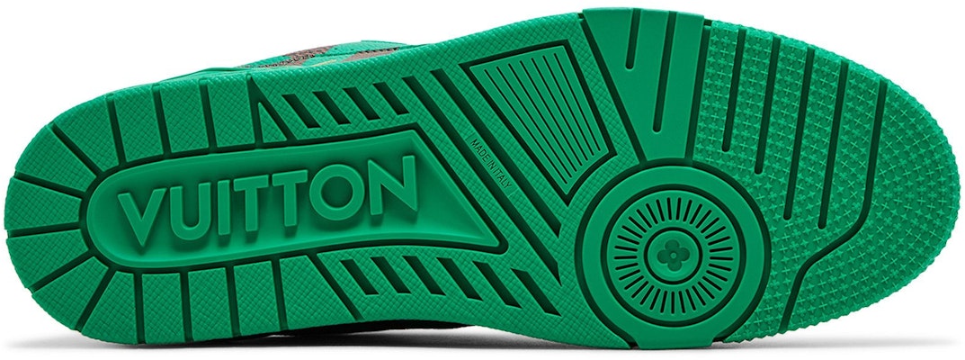 Louis Vuitton LV Trainer Sneaker Damier Pop Hijau 1ACN5D Shop Louis Vuitton LV Trainer Sneaker Damier Pop Hijau 1ACN5D