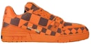 Order Louis Vuitton LV Trainer Sneaker Damier Pop Jingga 1ACN5S