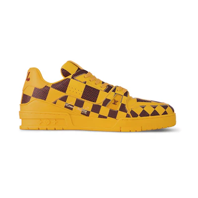 LV LV Trainer Sneaker Damier Pop Yellow