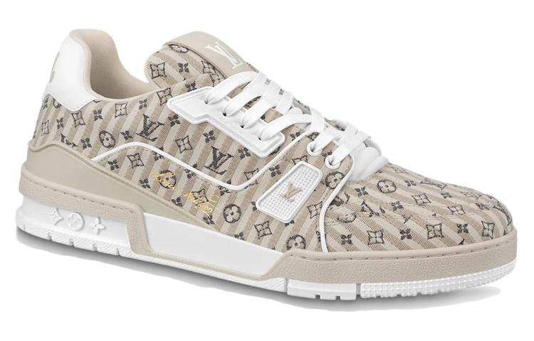 Order Zapatillas Louis Vuitton LV Trainer 'Beige Monograma' 1ABG0J