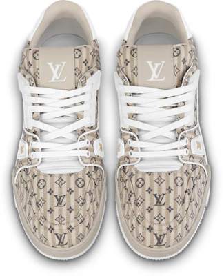 Louis Vuitton Sepatu LV Trainer 'Beige Monogram' 1ABG0J Shop Louis Vuitton Sepatu LV Trainer 'Beige Monogram' 1ABG0J