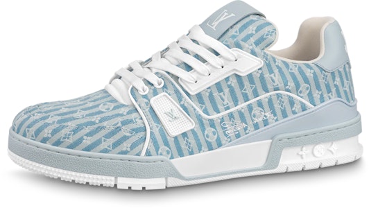 루이비통 LV 트레이너 스니커즈 '블루 모노그램 스트라이프' 1ABG1N Buy 루이비통 LV 트레이너 스니커즈 '블루 모노그램 스트라이프' 1ABG1N