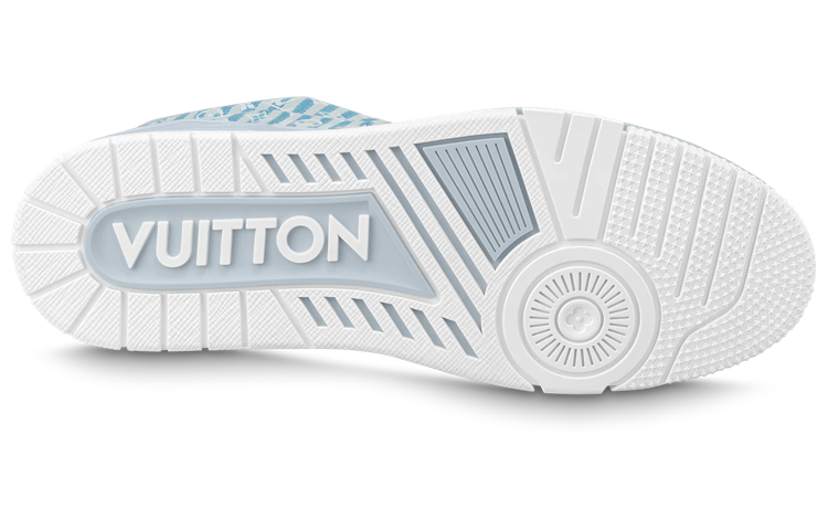 Purchase ルイ・ヴィトン LVトレーナースニーカー "ブルー・モノグラム" 1ABG1N
