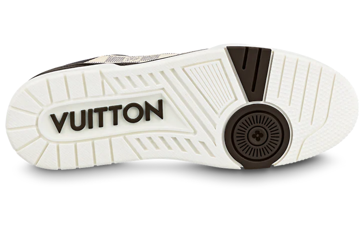 Purchase ルイ・ヴィトン LVトレイナースニーカー 茶白チェック 1AAST3