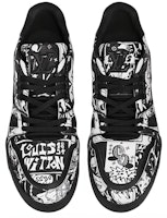 LOUIS VUITTON Trainer 印花 低筒 時尚板鞋 男款 黑白色 Order LOUIS VUITTON Trainer 印花 低筒 時尚板鞋 男款 黑白色