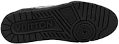 Shop LOUIS VUITTON Trainer 印花 低筒 時尚板鞋 男款 黑白色